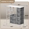 Sorbus Dresser with 12 Drawers - Chest Organizer Unit with Steel Frame Wood Top and handle - Large Dresser for Bedroom, Nursery & etc